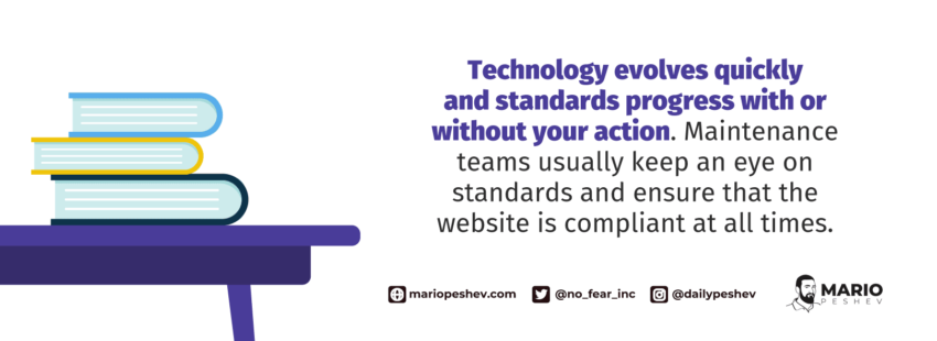 The Fight Against Website Maintenance